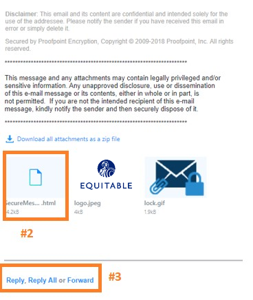 Send a secure message